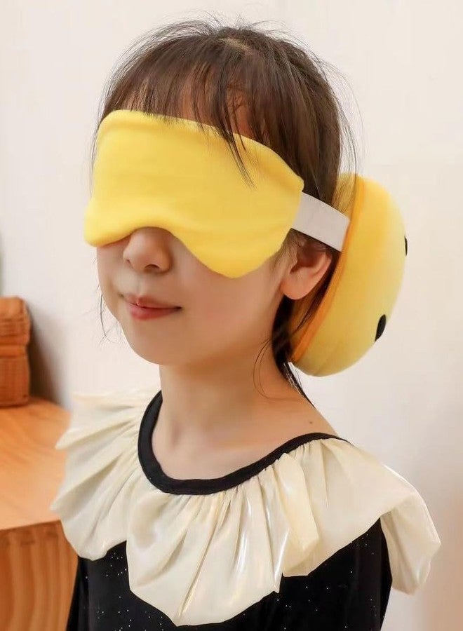 Burmy Travel Sleep Mask and Pillow Set - 2 in 1 Cute Character Design for Kids Rest, Naps and Relaxation. Soft Comfort with Bag Cover, Perfect for Flights, Car Trips - Image 1